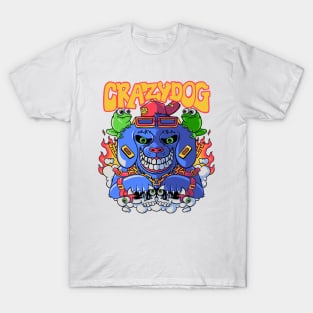 Crazy dog T-Shirt